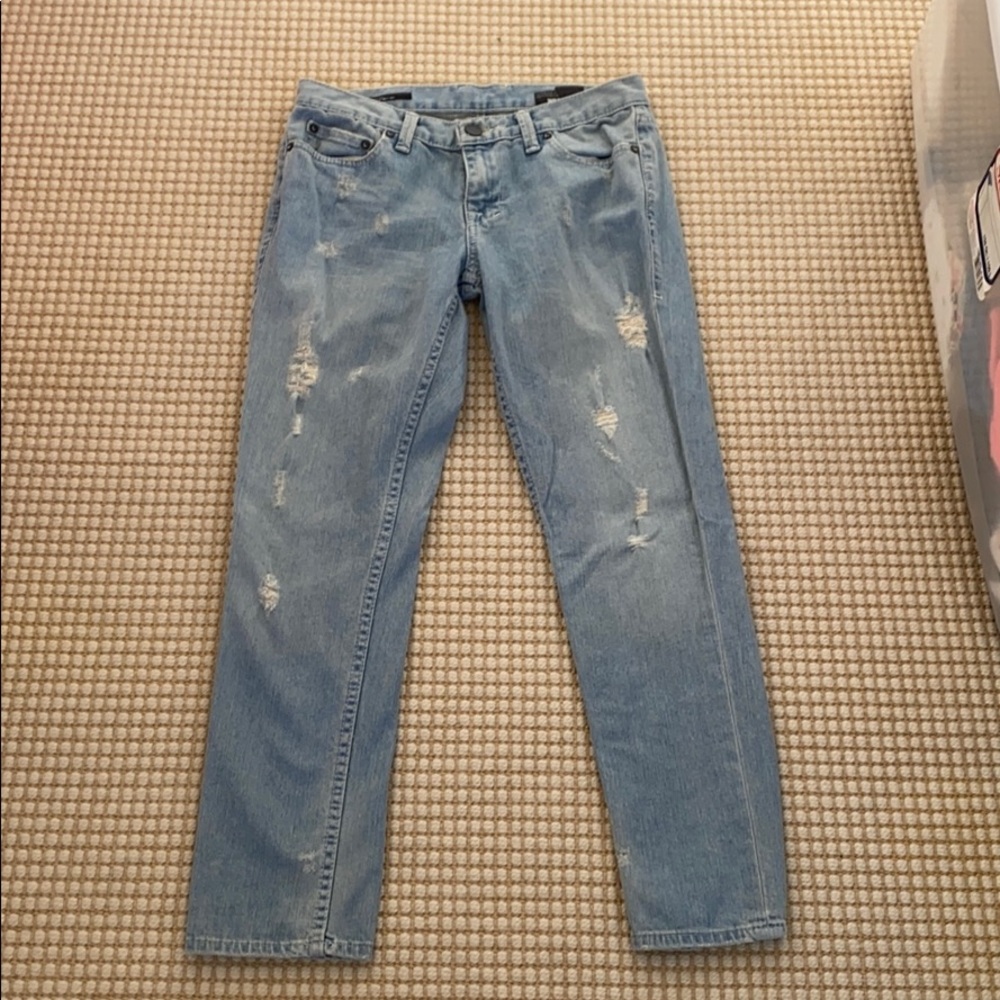 William Rast boyfriend skinny Jean. Euc. Size 26